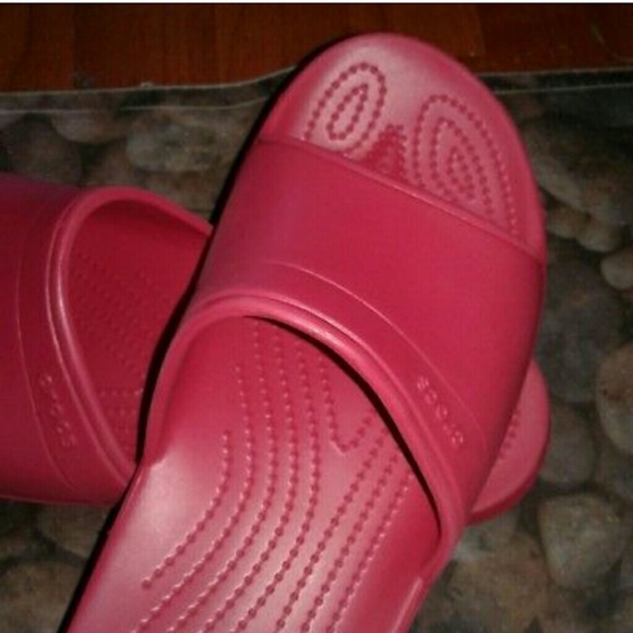 AUTH CROCS*CLASSIC SLIDE*PEPPER*US MEN'S 8*WOM. 10 - Picture 7 of 8